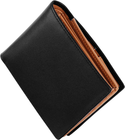 一流の財布職人が作る、メンズ二つ折り本革小銭入れ財布です。